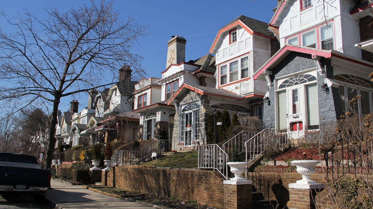  A neighborhood in West Philadelphia. (Emma Lee/WHYY, file) 