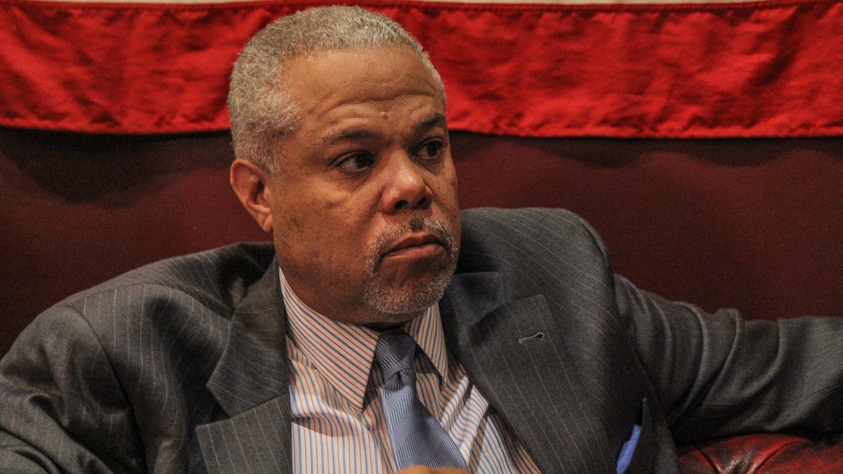  PA Sen. Anthony Hardy Williams is one of six Democratic candidates for mayor running in the May primary. (Kimberly Paynter/WHYY) 
