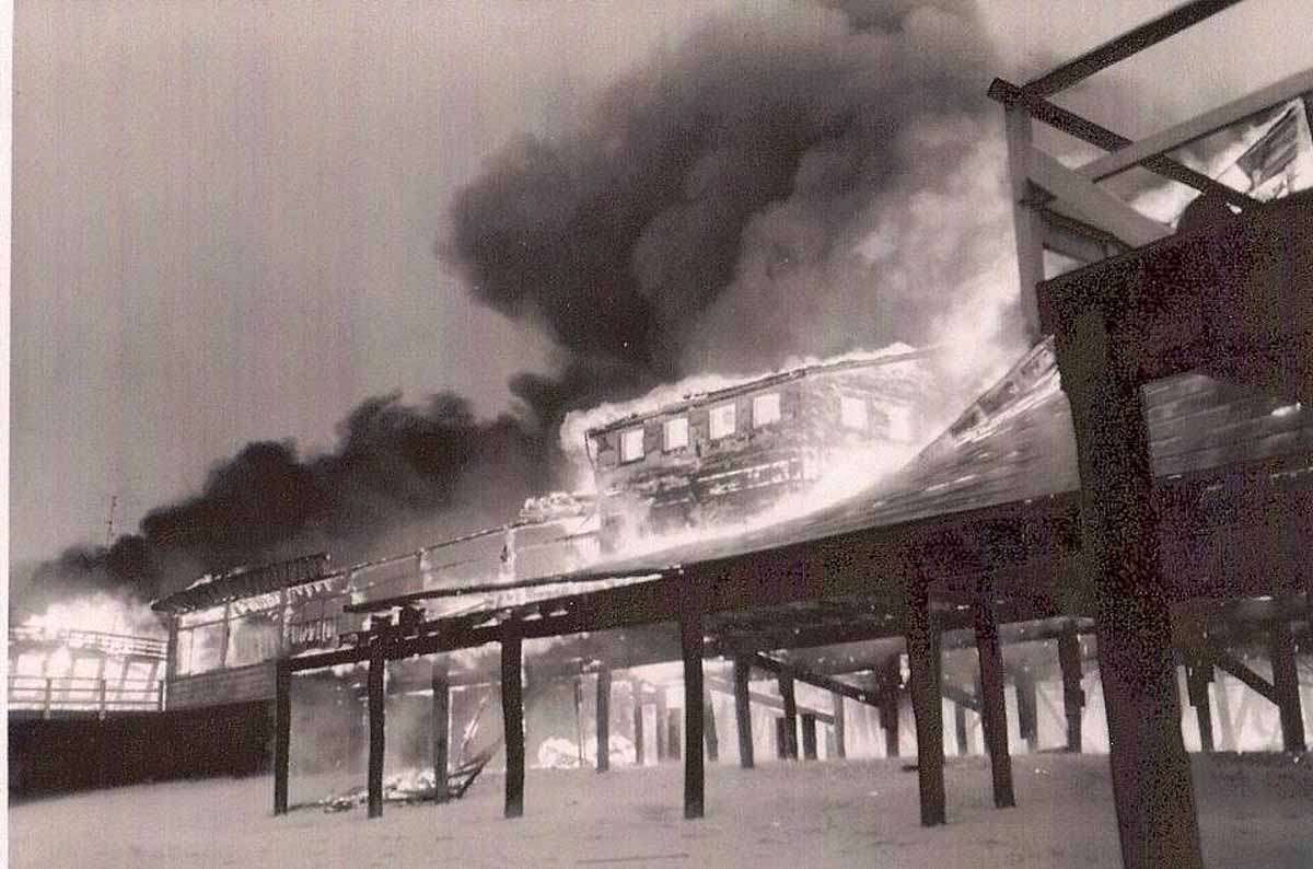  1955 Seaside Heights/Park fire (Photo courtesy of Emil R Salvini, Tales of the Jersey Shore) 