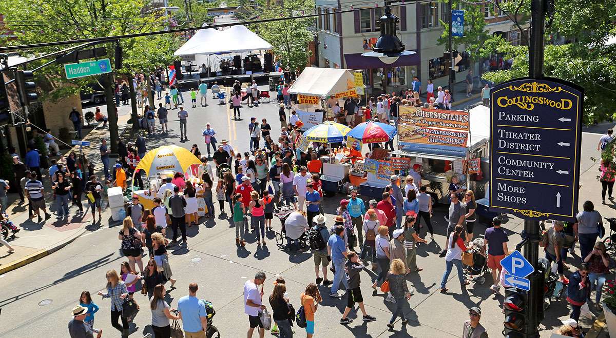 The Collingswood May Fair Day in 2015. (Natavan Werbock/for NewsWorks)