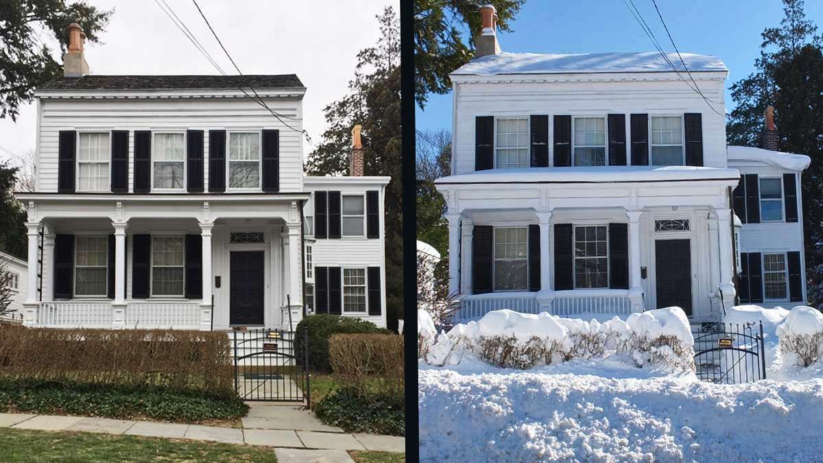  Albert Einstein's Princeton home  at 112 Mercer Street. (Alan Tu/WHYY) 