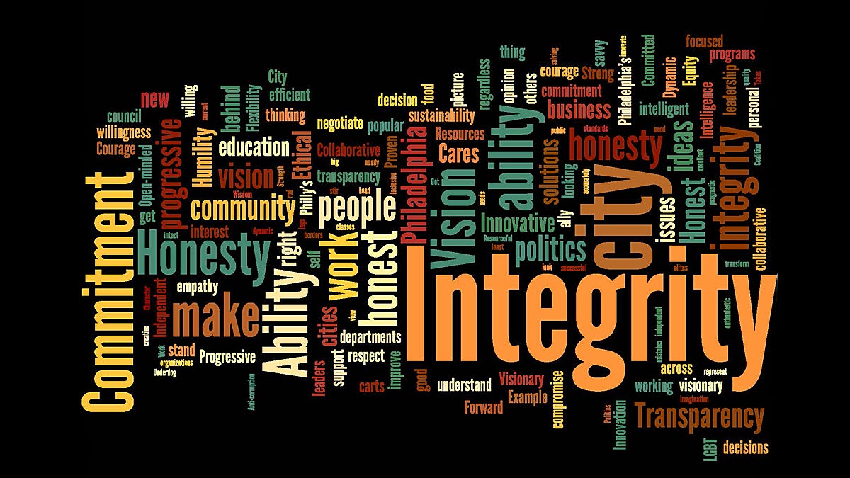  This 'Voter Values Word Cloud' was created by Young Involved Philly (Image courtesy of YIP) 