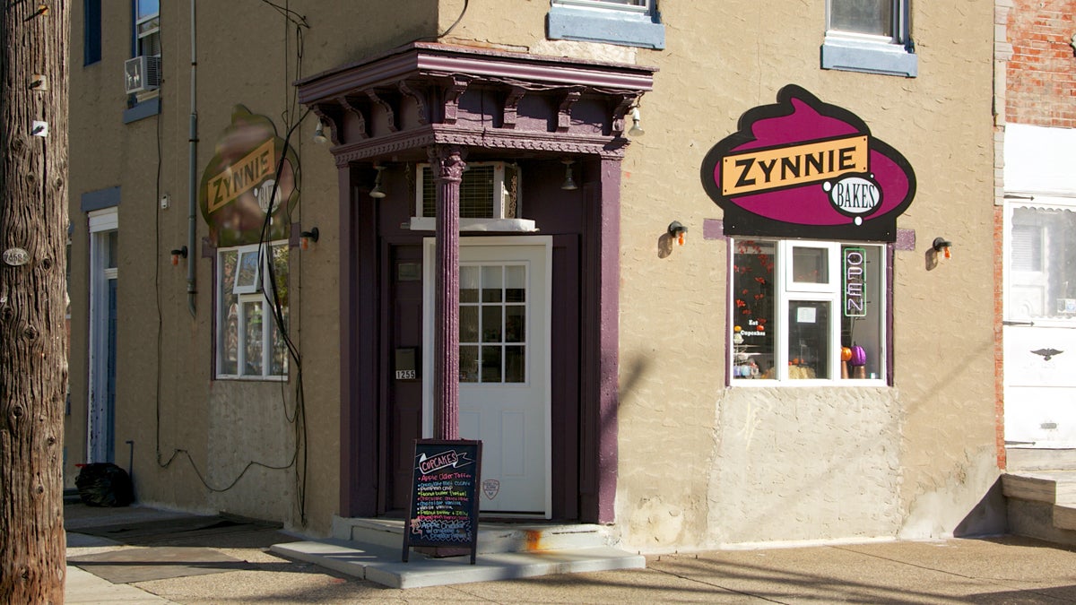  Zynnie Bakes sells cookies, cupcakes, and confections. But not bread. (Nat Hamilton/for NewsWorks) 