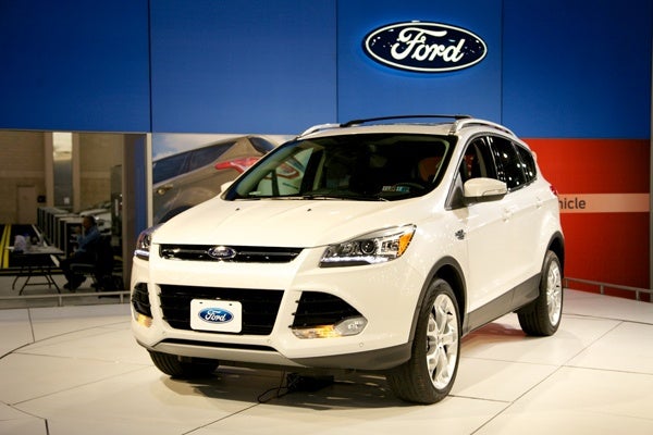 <p><p>The Ford Escape also has a two-engine option, both using Ford's EcoBoost. The 1.6L and the 2.0L are both inline 4 cylinders producing about the same in MPG. (Nathaniel Hamilton/for NewsWorks)</p></p>

