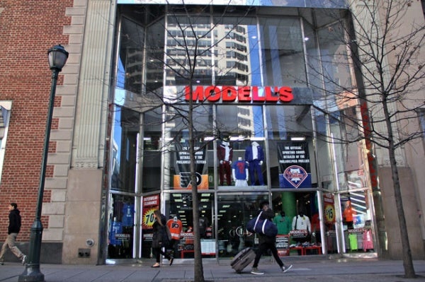 <p><p>Property taxes are expected to decrease for 1528 Chestnut St., where Modell's Sporting Goods is located. Overall, the property tax burden is expected to shift from businesses to homeowners under AVI. (Emma Lee/for NewsWorks)</p></p>
