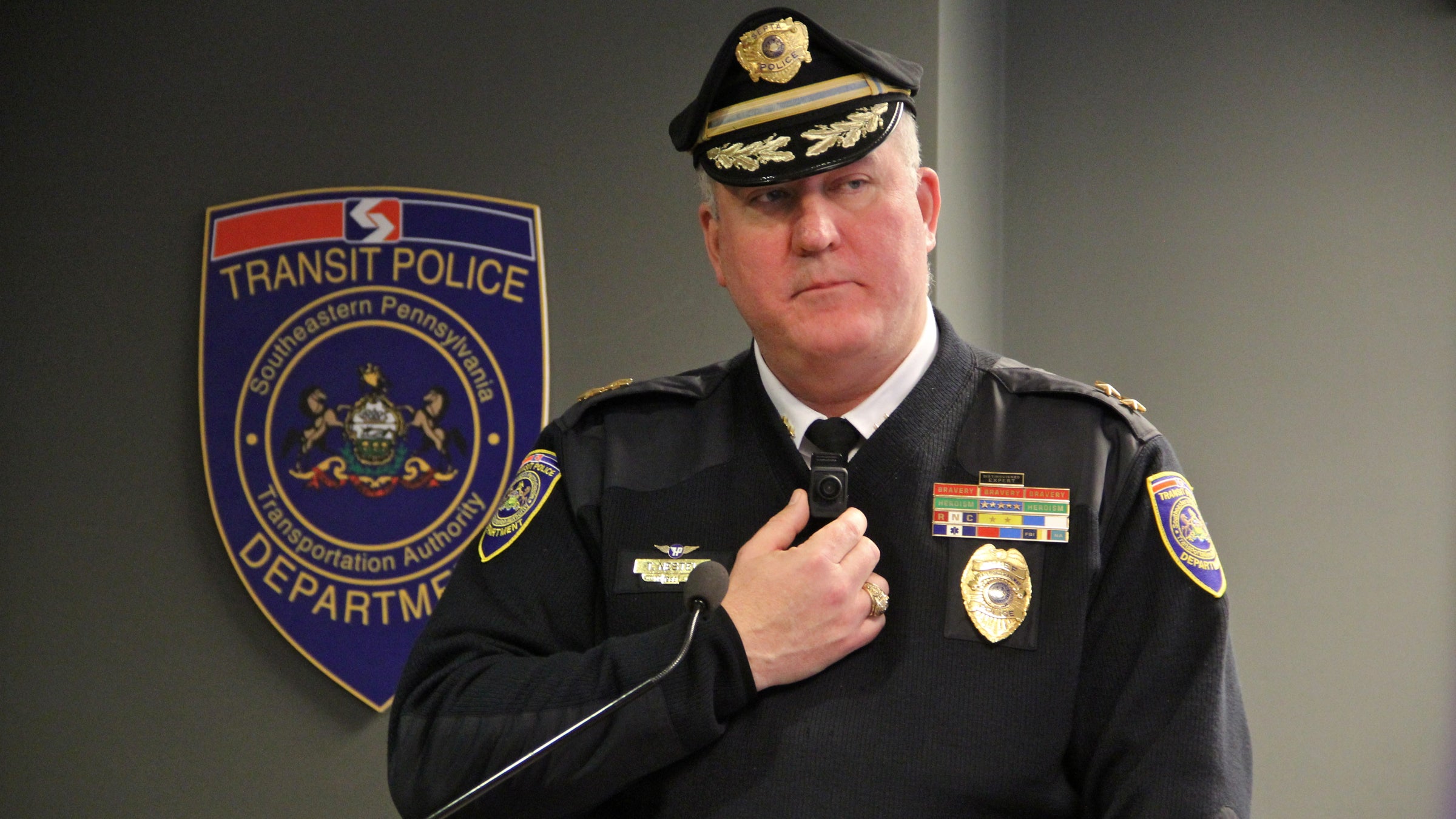 SEPTA Police Chief Thomas Nestel III.