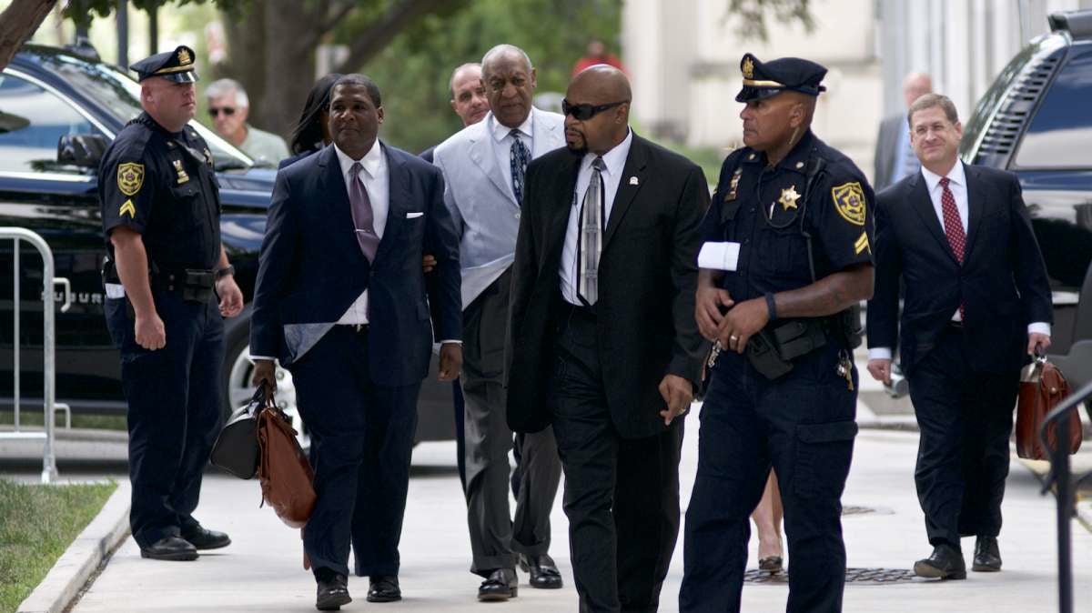 Bill Cosby arrives at Montgomery County Court House