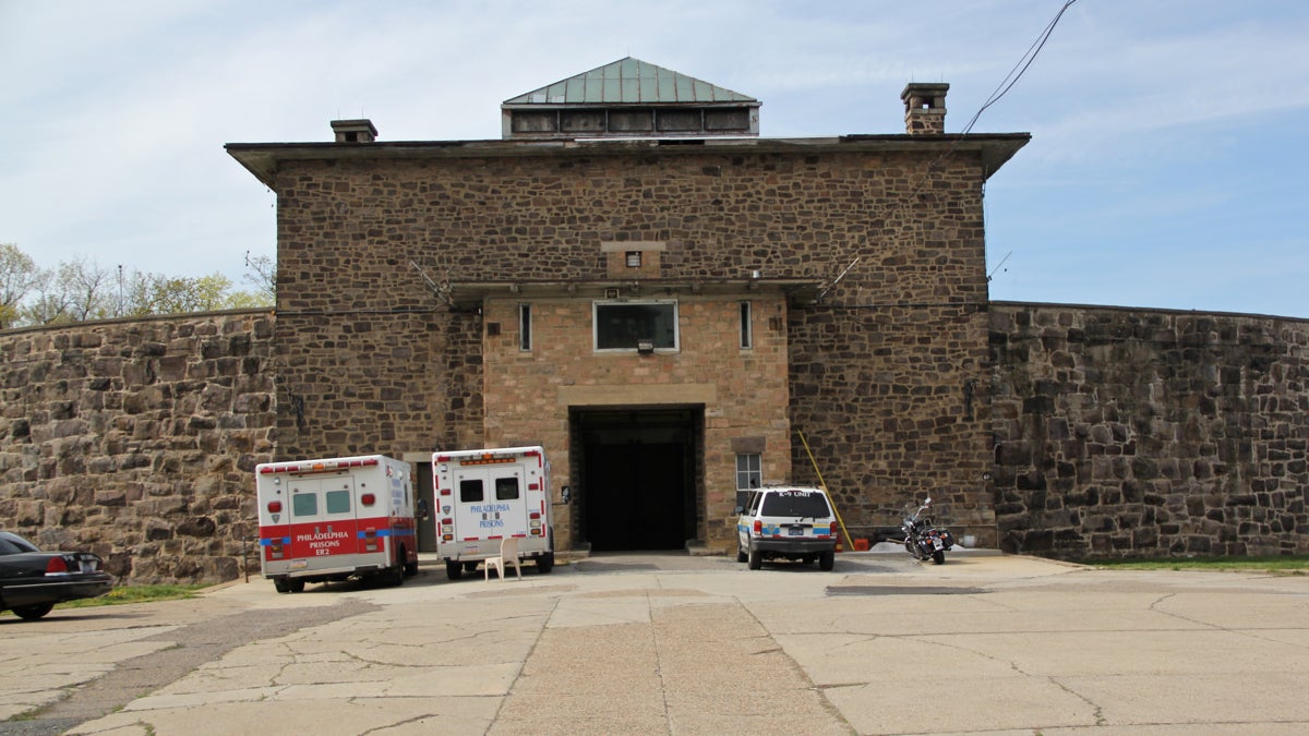  The crumbling Holmesburg Prison, the site of riots, rapes and murders in the 1970s, is the backdrop for the horror movie 'Death House.' (Emma Lee/WHYY) 