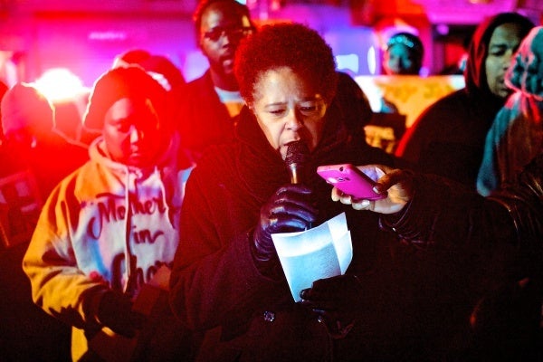 <p><p>30. As the New Year was getting ready to begin, the names of the 300-plus homicide victims in 2011 were read aloud in Germantown. (Bas Slabbers/for NewsWorks)</p></p>
