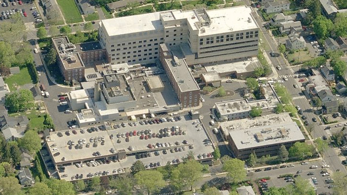  Avalon Bay plans to develop an apartment complex at the former site of Princeton's hospital. (Image from Bing Maps) 