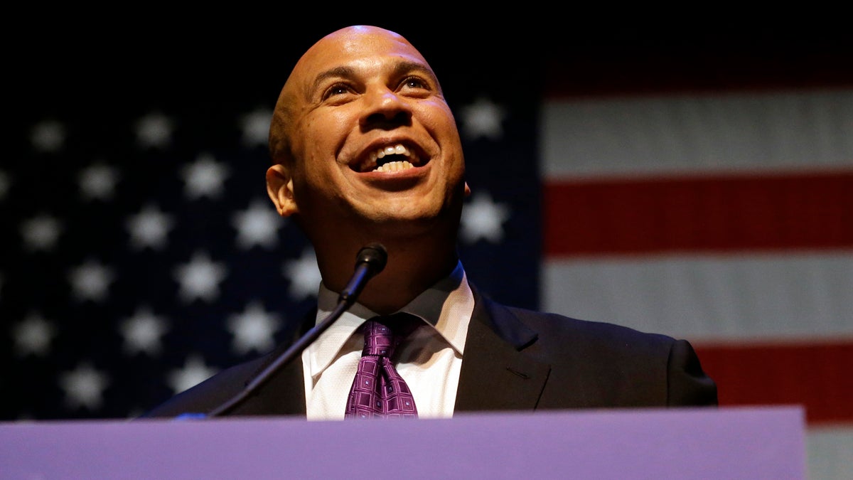  Newark Mayor Cory Booker will be New Jersey's next U.S. Senator. (AP Photo/Julio Cortez) 