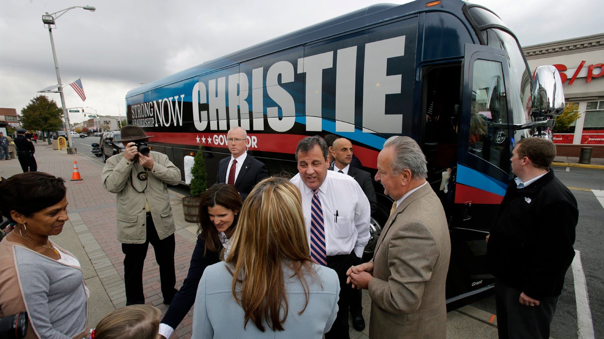 Chris Christie, Richard J. Gerbounka Governor Christie at a campaign stop in Linden, N.J. during his 2013 re-election campaign. (AP Photo/Mel Evans)