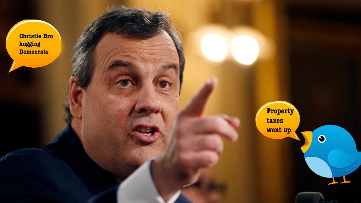 New Jersey Gov. Chris Christie delivers his State of the State address, Tuesday, Jan. 12, 2016, in Trenton, N.J. (AP Photo/Julio Cortez)