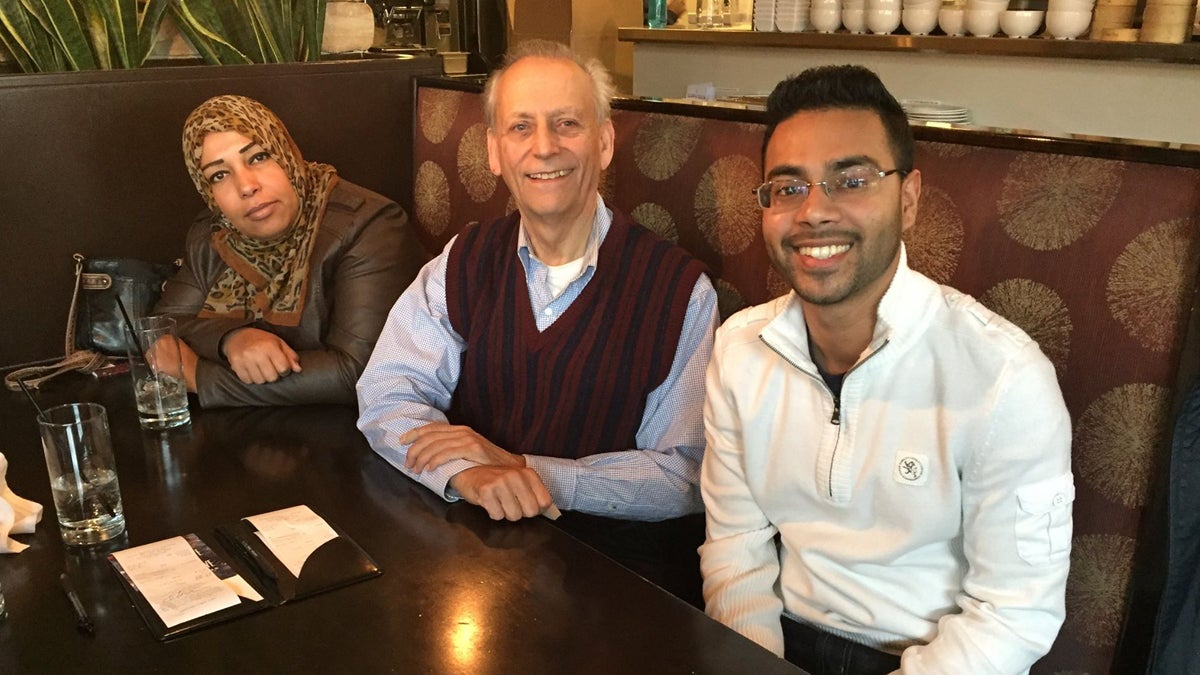  Faleeha and David are two people who met with the author. They are shown here at Harvest Restaurant in West Philadelphia. (Image courtesy of Akbar Hossain) 