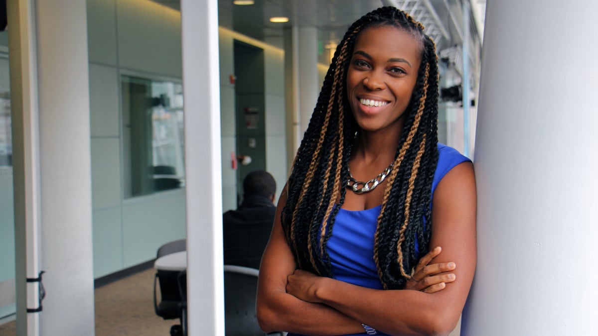  Amber Hikes is Philadelphia's new director of the Office of LGBT Affairs. (Emma Lee/WHYY) 