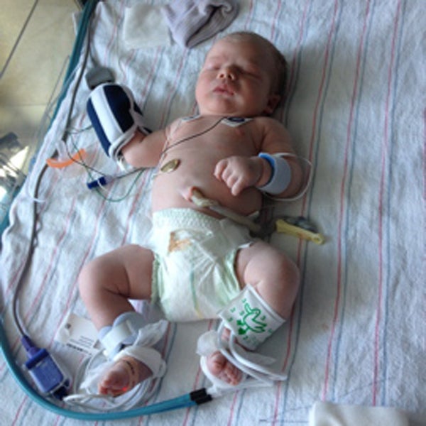 Amos Ben-Yaacov, 1 day old