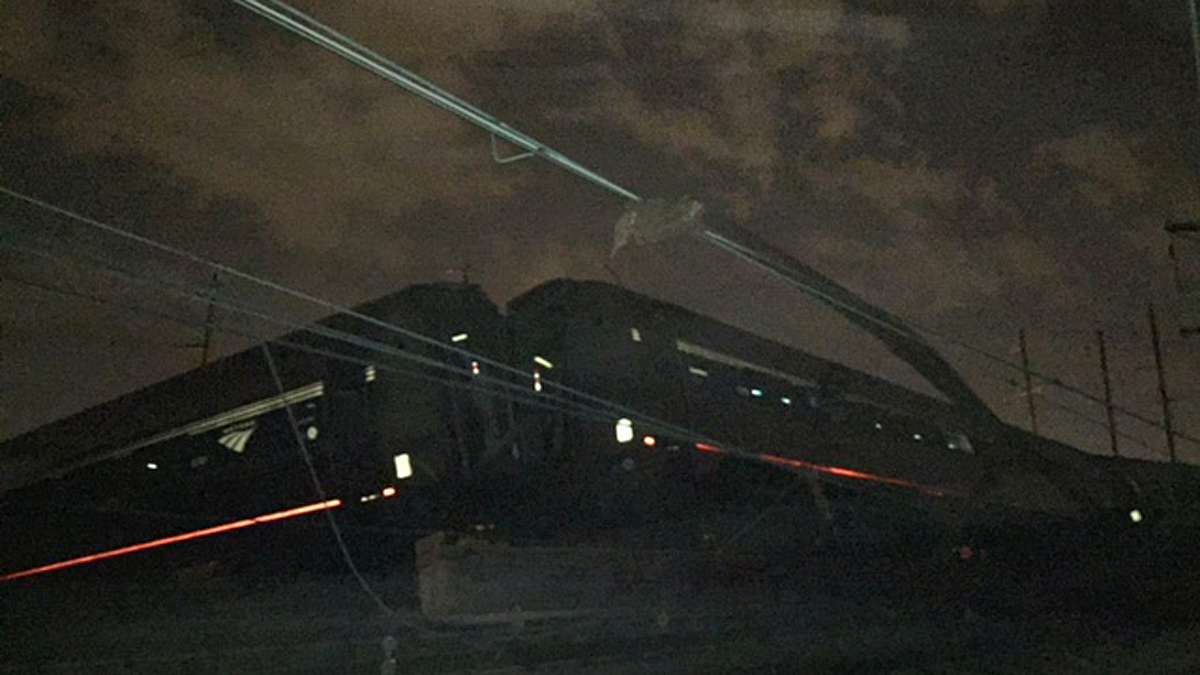 An Amtrak train crashed Tuesday, May 12, 2015, near Philadelphia. Train 188 was traveling from Washington to New York City.