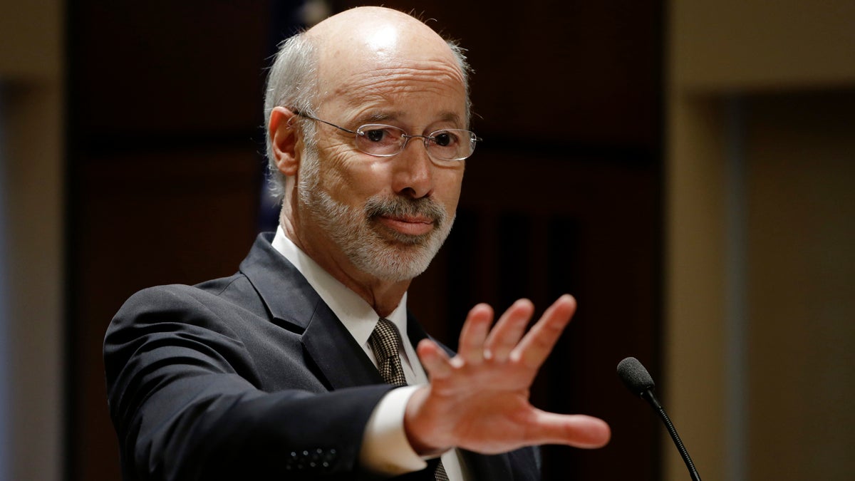  The mission of Gov. Tom Wolf's new PAC, Rebuild Pennsylvania, is to promote his agenda and support candidates allied with him. (AP photo/Matt Rourke) 