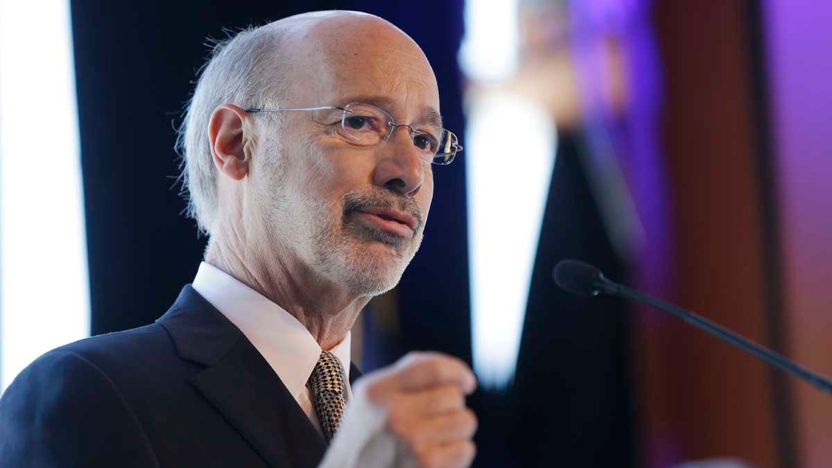  Gov. Tom Wolf, who has said he'll seek a 5 percent tax on natural gas drillers, intends to rework Pennsylvania's corporate-tax infrastructure. (AP file photo) 