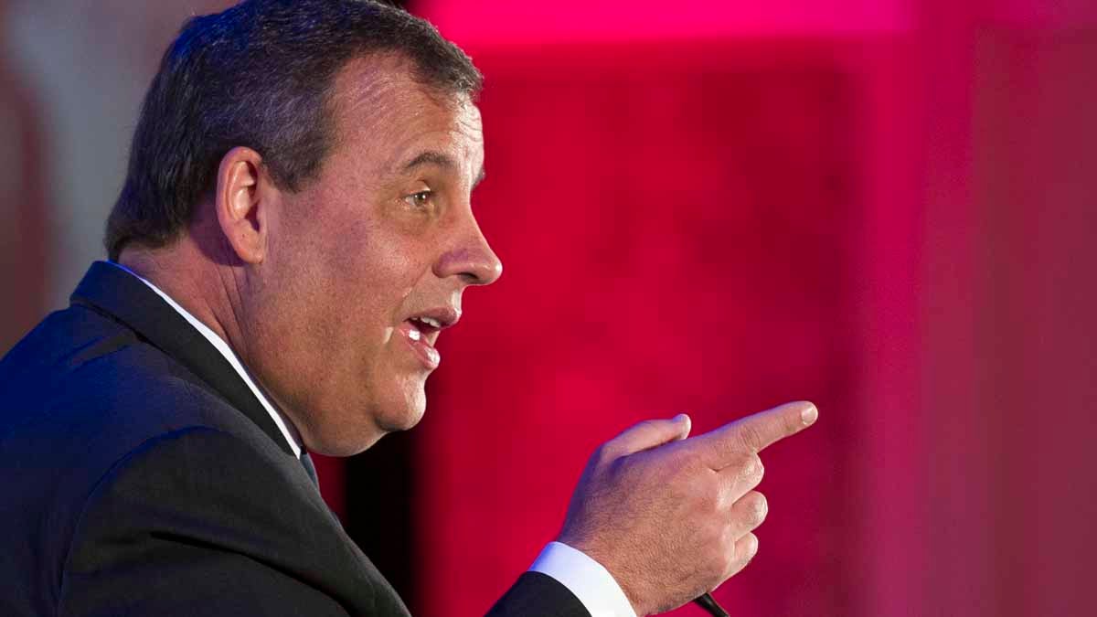  New Jersey. Gov. Chris Christie gestures while speaking at the Northern Virginia Technology Council in Tyson's Corner, Virginia, Friday. A new poll finds just 30 percent of New Jersey voters surveyed have a favorable opinion of the governor as a person. (AP Photo/Cliff Owen) 
