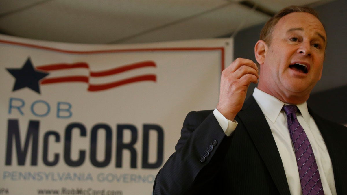  Former Pennsylvania State Treasurer Rob McCord ha admitted he crossed the line  while raising money in the governor's race. Is that par for the course in Pennsylvania politics? (AP file photo) 