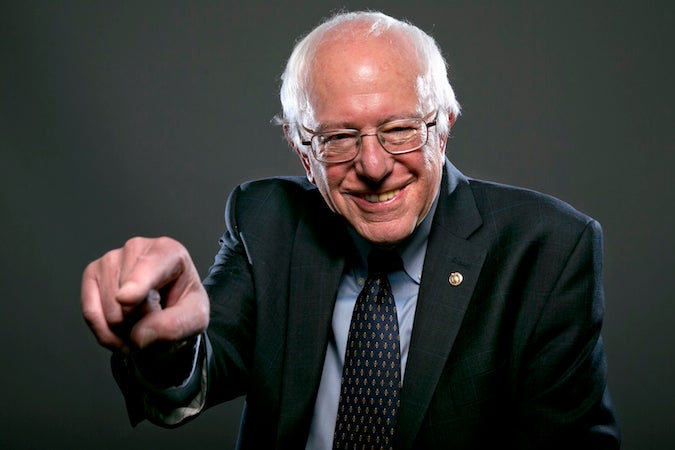  Democratic Presidential candidate Sen. Bernie Sanders, I-Vt. (AP Photo) 