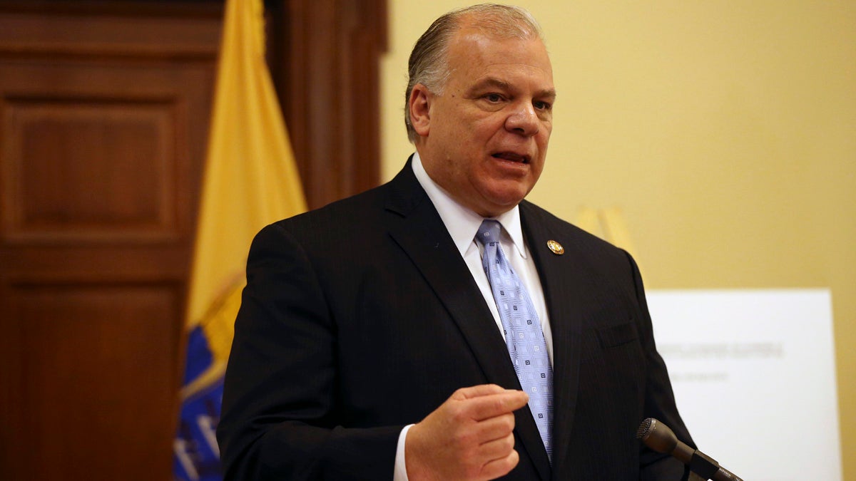 Senate President Steve Sweeney says An increase in the earned income tax credit must be a part of any plan for tax fairness in New Jersey. (AP photo/Mel Evans) according.
