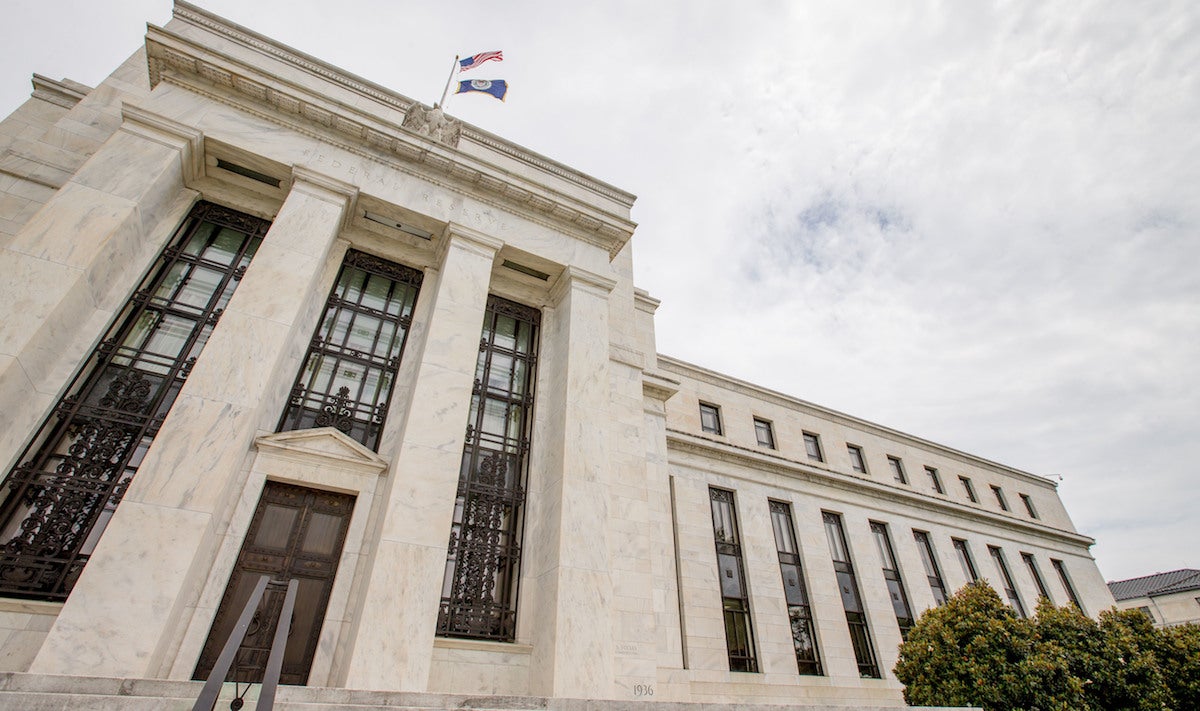  This June 19, 2015, file photo shows the Marriner S. Eccles Federal Reserve Board Building in Washington  (AP Photo/Andrew Harnik, File) 