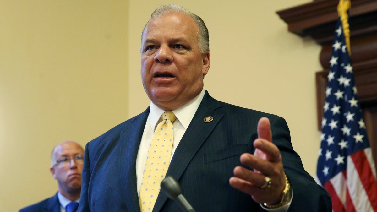 New Jersey Senate President Steve Sweeney, who previously supported a 