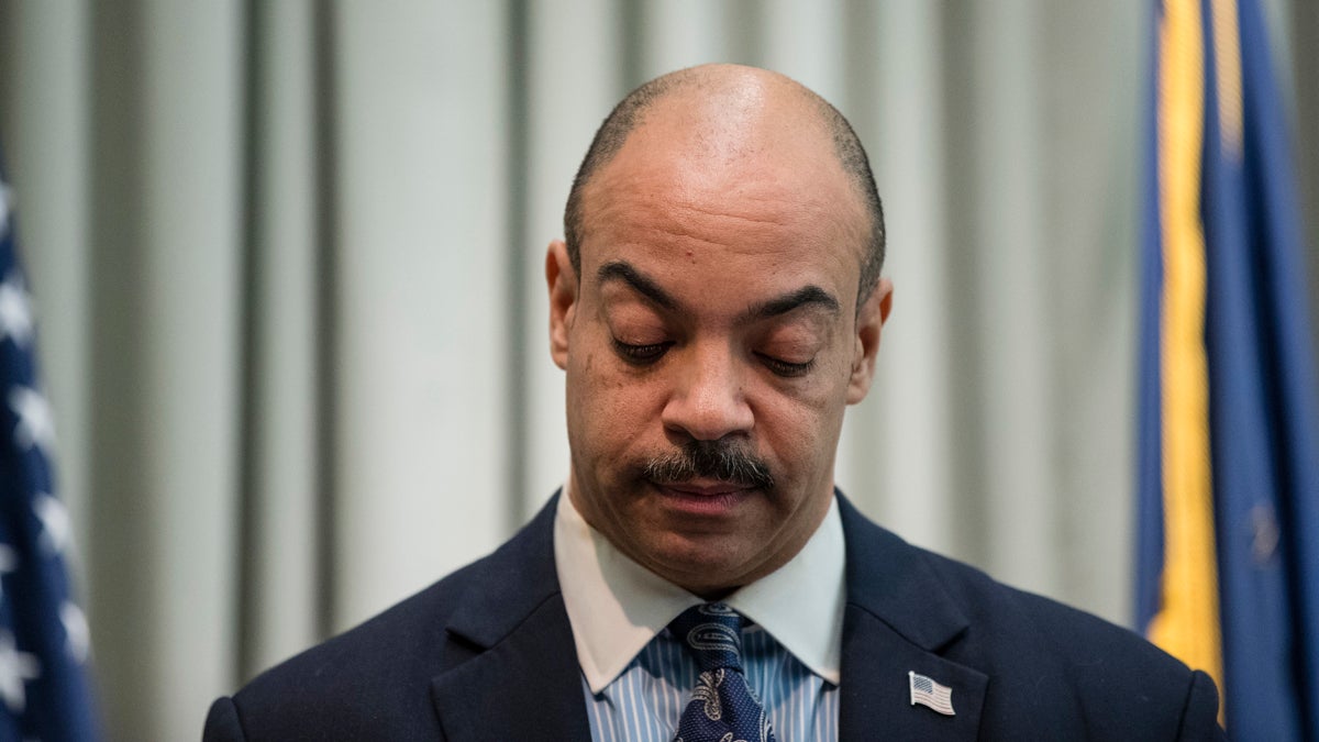  Former Philadelphia District Attorney Seth Williams is in prison, awaiting sentencing for bribery. In the meantime, the city pension board has decided to seize William's $118,439 in payments into his own pension account. (AP Photo/Matt Rourke) 