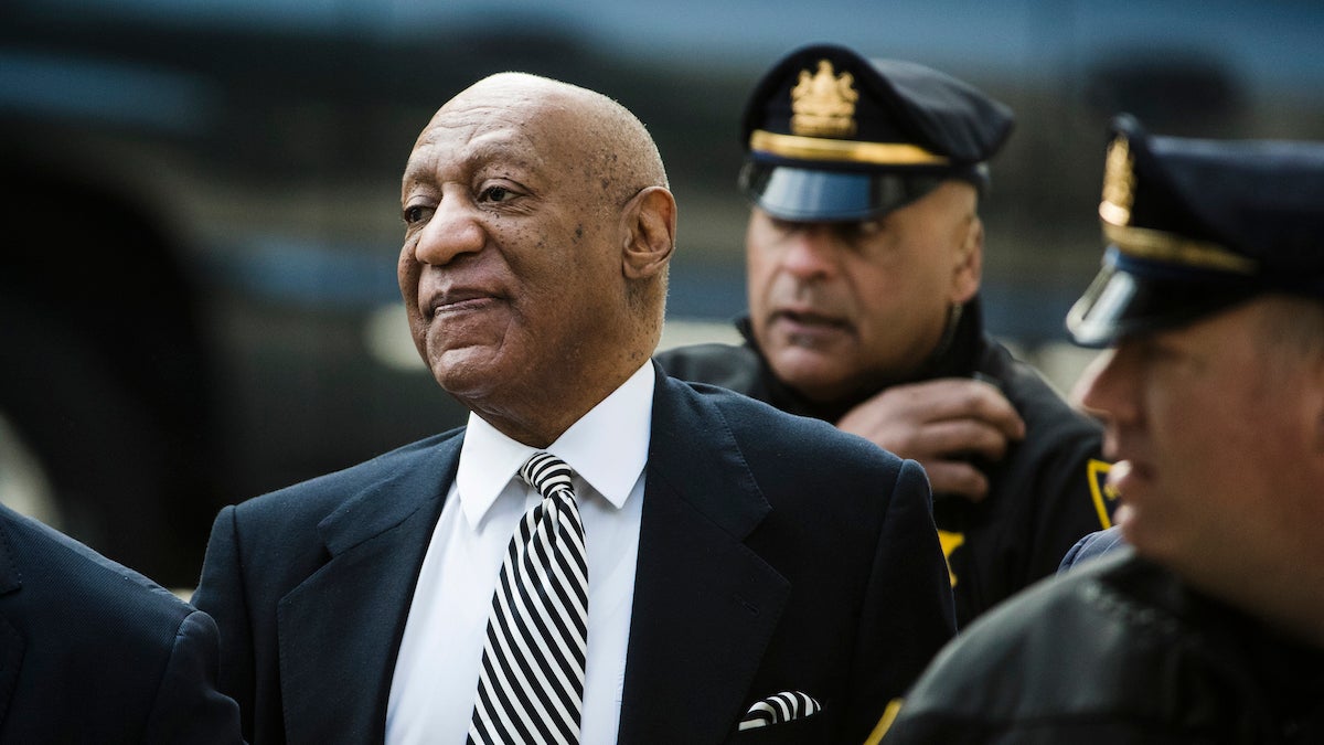  Bill Cosby arrives for a pretrial hearing in his sexual assault case at the Montgomery County Courthouse in Norristown, Pa., Monday. (AP Photo/Matt Rourke) 