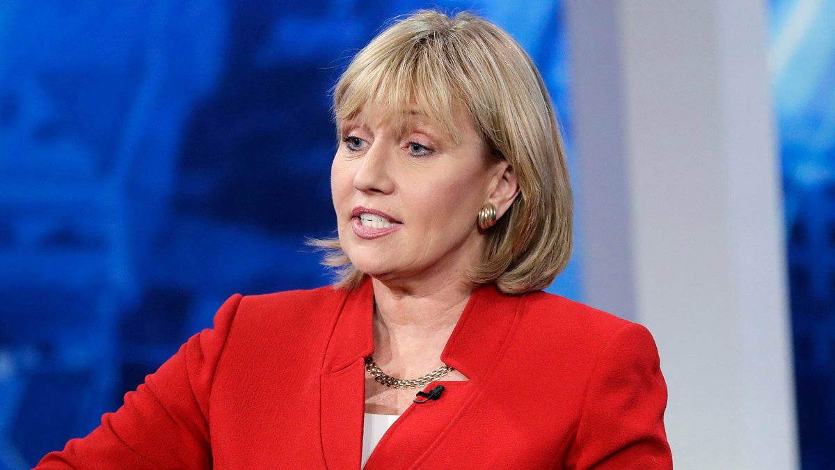  New Jersey Lt. Gov. Kim Guadagno says any major changes to the state's health care system should involve more stakeholder discussions. Guadagno, the GOP candidate for governor, any change should not be part of budget negotiations. (AP Photo/Julio Cortez, Pool, File) 