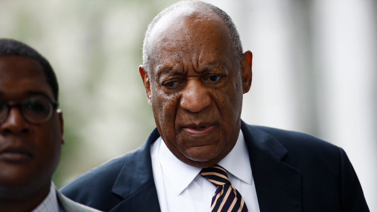  Bill Cosby arrives at his sexual assault trial for another day of jury deliberations at the Montgomery County Courthouse, Wednesday, June 14, 2017, in Norristown, Pa. (AP Photo/Patrick Semansky) 