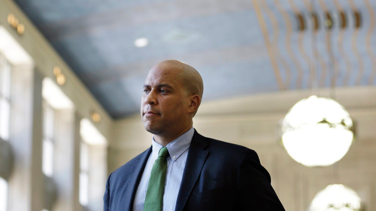  U.S. Sen. Cory Booker addressed the delegates at the NAACP convention Monday in Philadelphia. (AP file photo) 