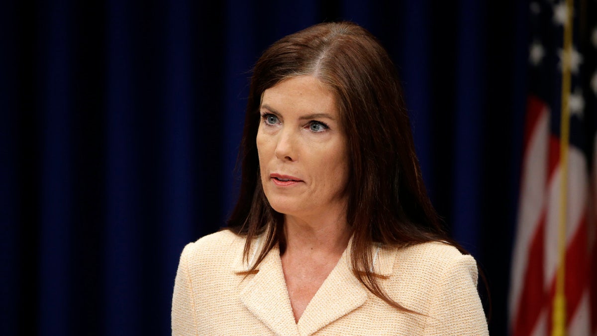  At a Wednesday news conference, Pennsylvania Attorney General Kathleen Kane called on Montgomery County Judge William Carpenter to authorize the release of pornographic emails she says are being suppressed by those who want to force her from office. Carpenters says Kane has not filed 