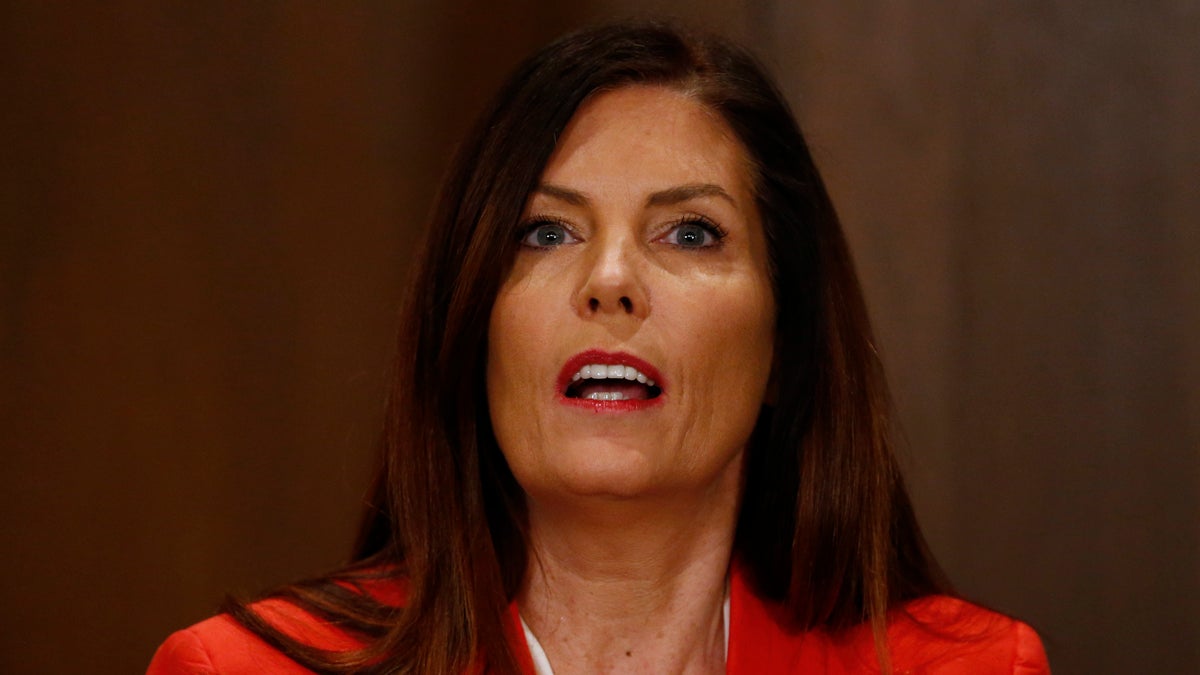  Pennsylvania  Attorney General Kathleen Kane has siphoned more than $300,000 from her campaign war chest to pay for defense lawyers and public relations help. That's perfectly legal.  (AP Photo/Rich Schultz) 
