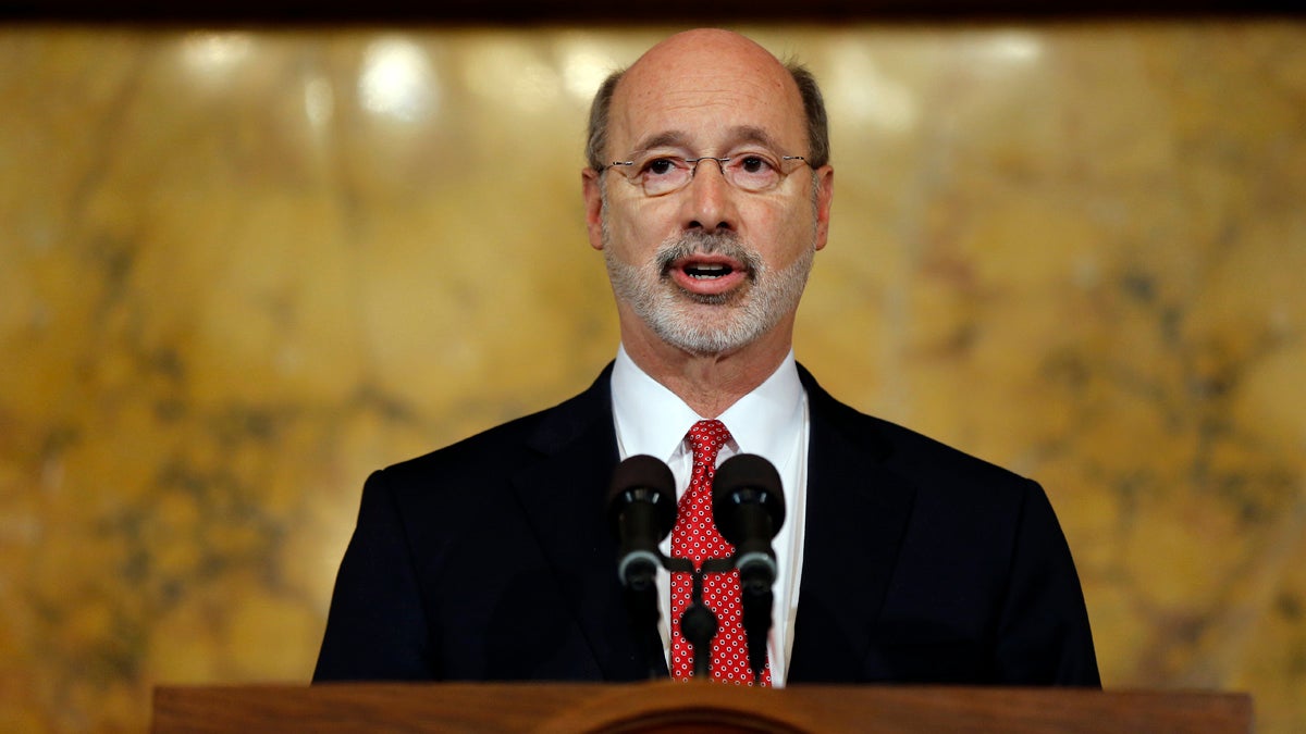  Pennsylvania Gov. Tom Wolf announces last month that he would free 