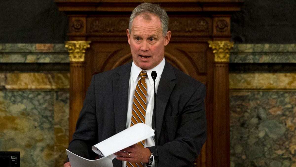 Republican Pennsylvania Rep. Mike Turzai was reappointed to his second term as House Speaker Tuesday in Harrisburg. (AP file photo)