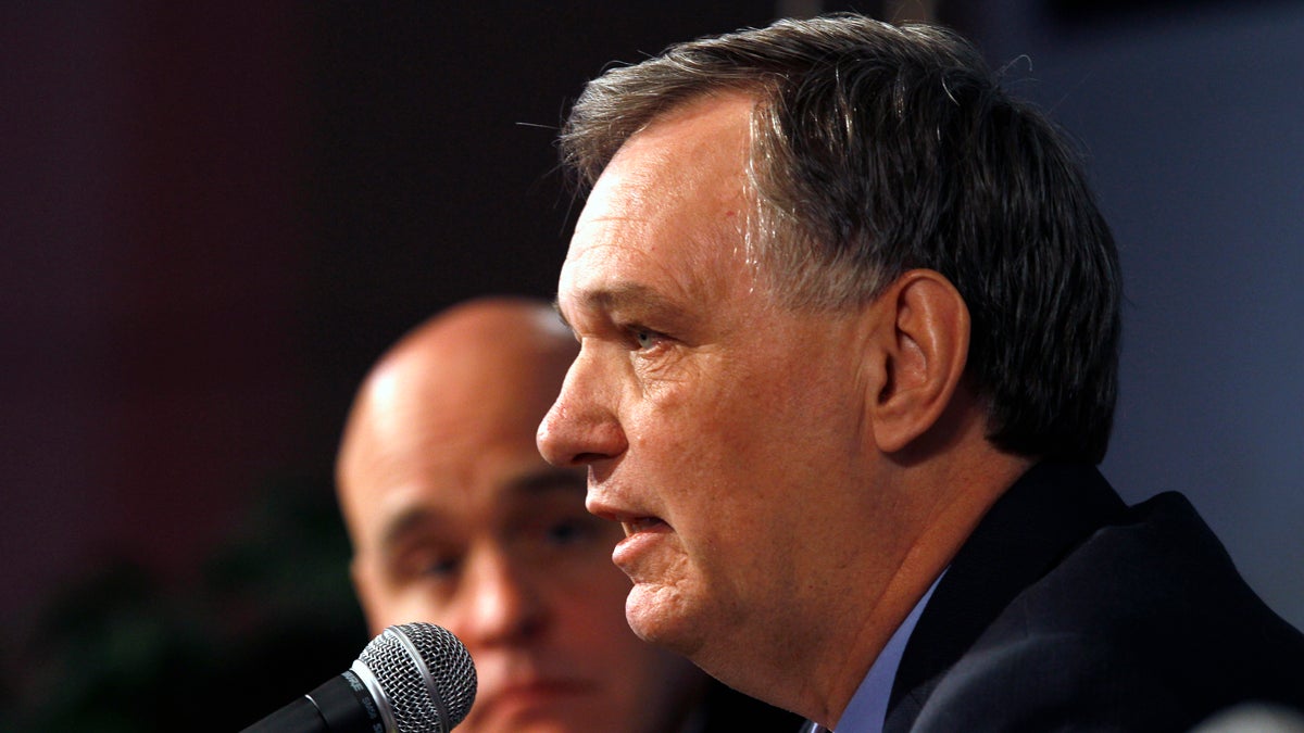  John Hanger, who has served as Pennsylvania Gov. Tom Wolf's in-house flamethrower during the state budget impasse, has decided to leave the governor's administration. (AP file photo) 