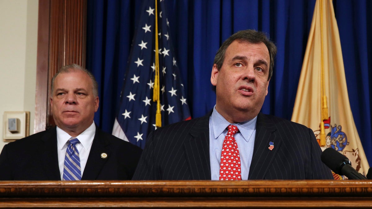 New Jersey Senate President Steve Sweeney and Gov. Chris Christie have not come to terms on how to raise money to replenish the state's fund for road and bridge repairs and construction projects. (AP file photo)
