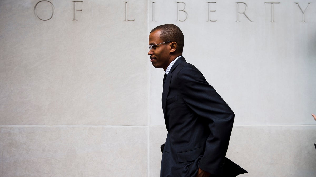  A federal court jury heard daylong closing arguments, and deliberated for about a half hour, over the case of Chaka Fattah Jr. The son of U.S. Rep. Chaka Fattah has pleaded not guilty to bank and tax fraud. (AP file photo) 