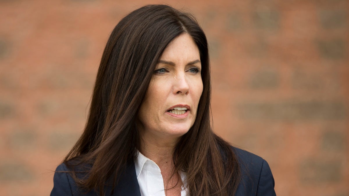  Pennsylvania Attorney General Kathleen Kane says she will not resign if charged with violating grand jury secrecy rules. (AP file photo) 