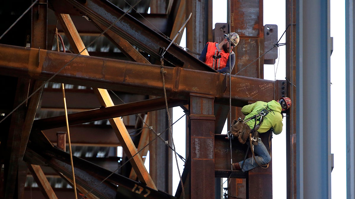  Job growth is a primary driver of the housing market. In this Oct. 3, 2015 file photo, iron workers help build the Comcast Innovation and Technology Center in Philadelphia. (AP Photo/Matt Rourke) 