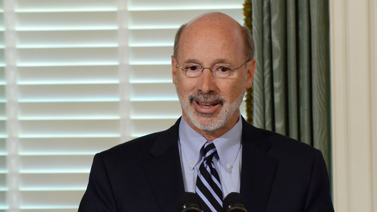  Pennsylvania Gov. Tom Wolf says he would have liked to include a personal income tax hike and a tax on gas drillers in the budget deal, but those measures lack support in the Legislature. (AP file photo) 