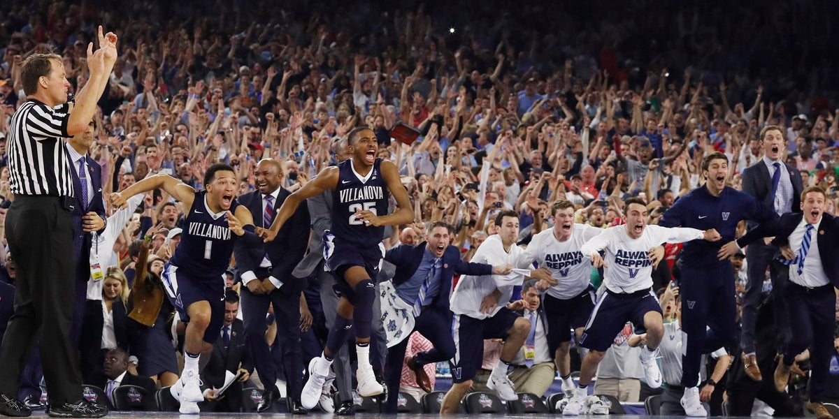  Philadelphia's No.5 ranking for college basketball may be due, in part, to the winning ways of Villanova, which last year won it all. (AP file photo) 