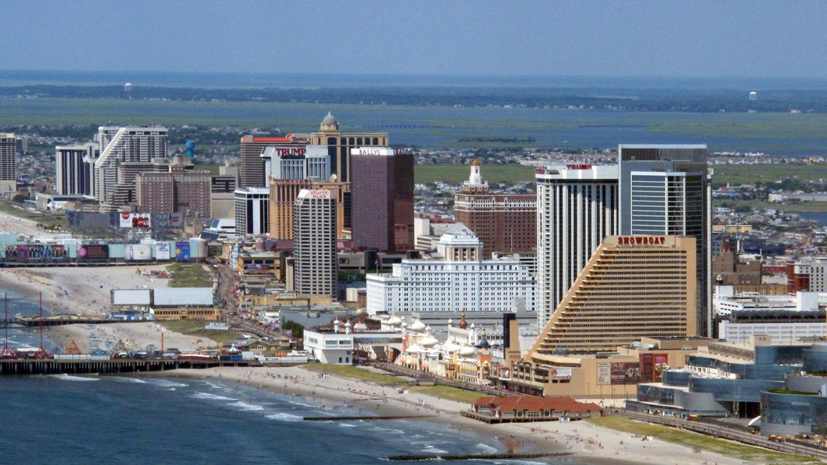 An view of Atlantic City