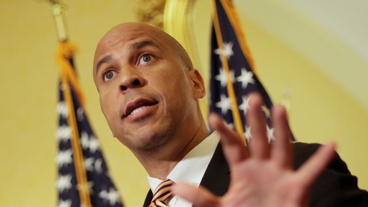  Sen. Cory Booker, D-N.J. pictured during a news conference on Capitol Hill in Washington, Tuesday, July 11, 2017 (Pablo Martinez Monsivais/AP Photo) 