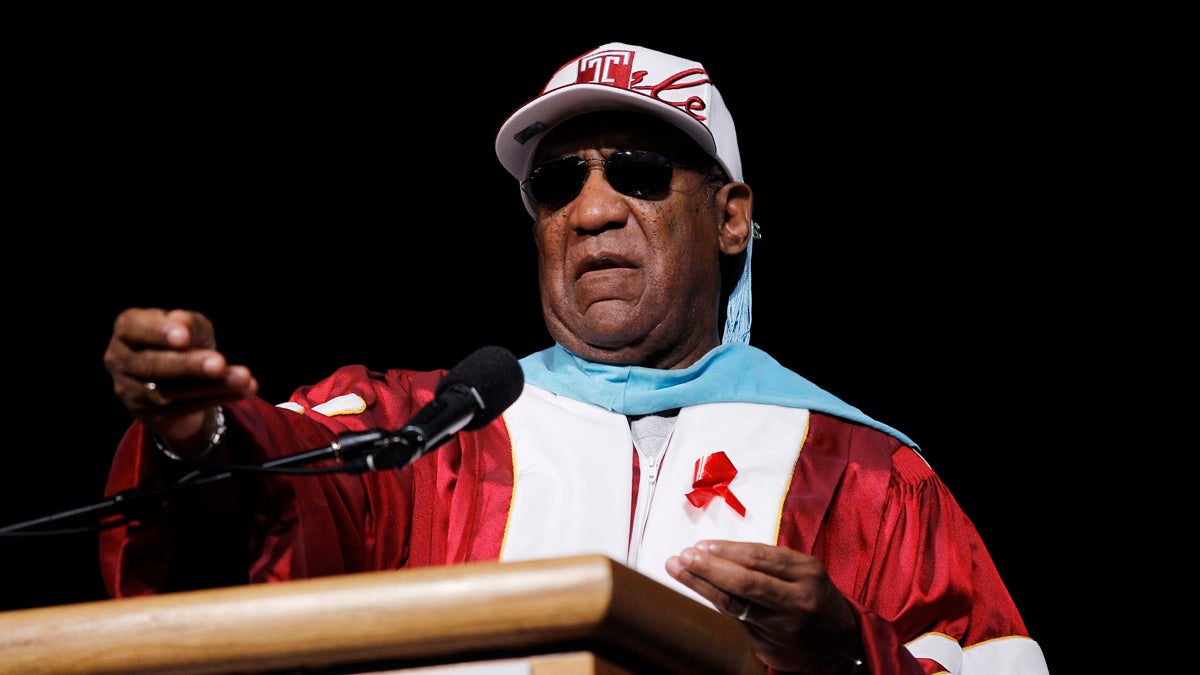  Bill Cosby is shown at Temple University 2011 commencement in Philadelphia. (AP Photo/Matt Rourke) 