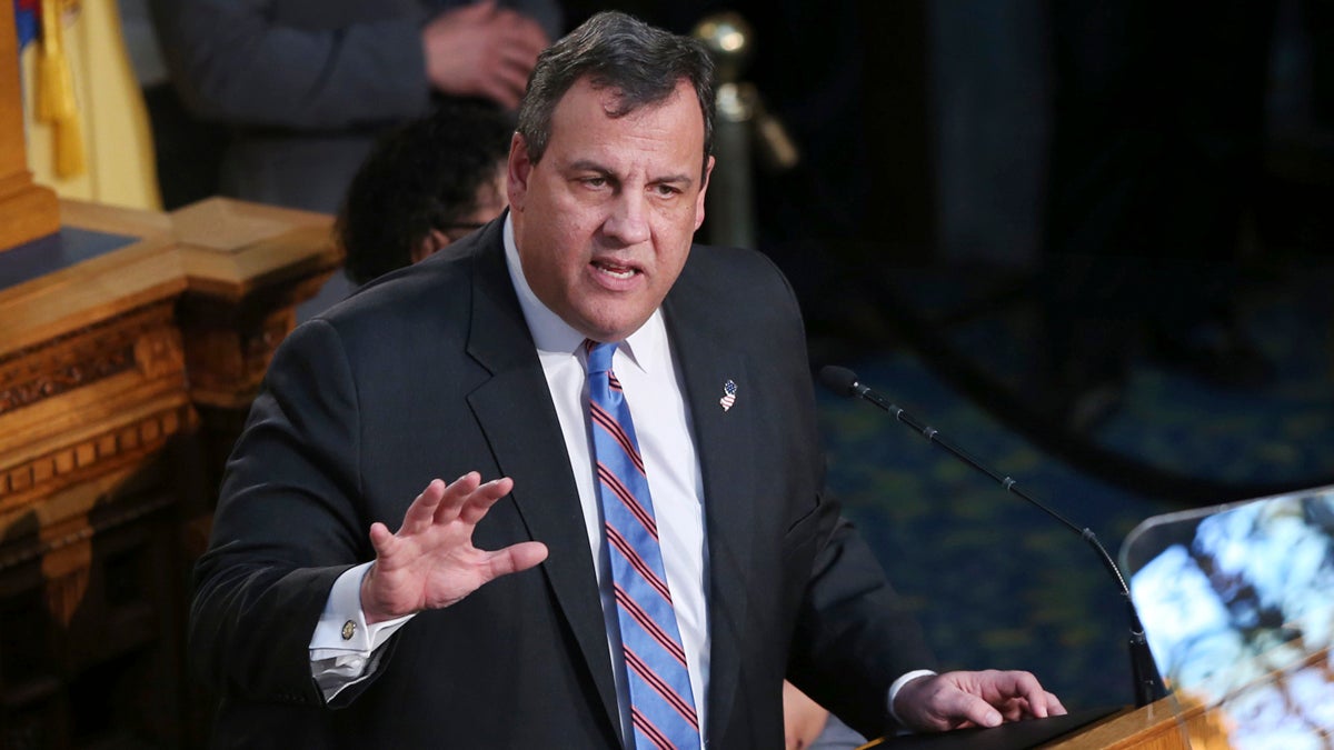 In this Tuesday, Feb. 28, 2017, file photo, New Jersey Gov. Chris Christie stands in the Statehouse as he delivers his budget address in Trenton (Mel Evans/AP Photo) 