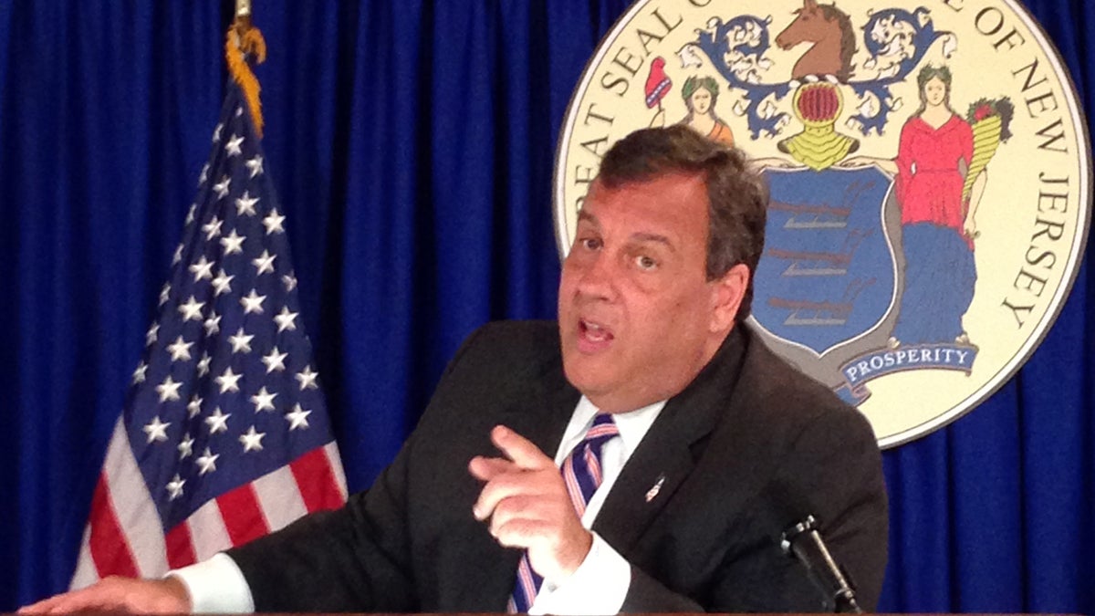  New Jersey Republican Gov. Chris Christie speaks Friday, June 30, 2017, in Trenton, N.J. Christie said that a state government shutdown is likely if he doesn't get an agreement by midnight with Democratic lawmakers on the budget. A stalemate over his proposal to overhaul the state's largest health insurance company was at issue. (Michael Catalini/AP Photo/) 